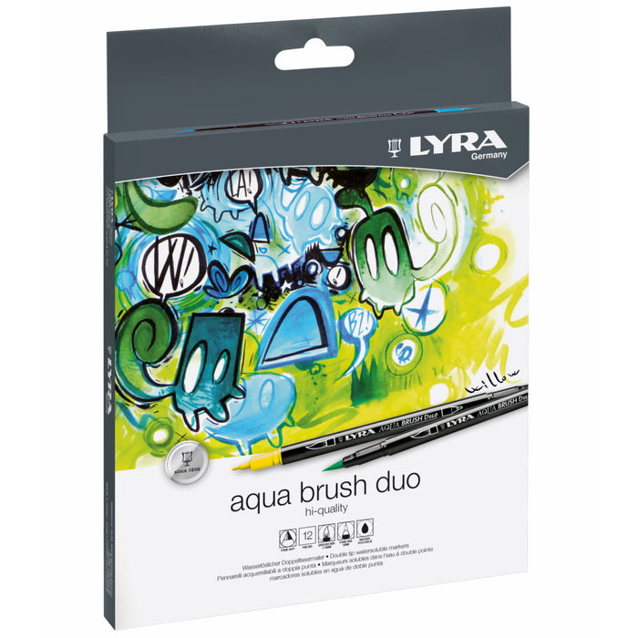 Lyra Aqua Brush Duo Art Pens Box 36 pcs