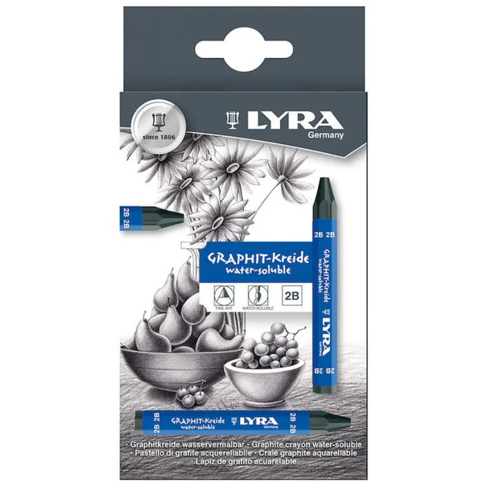 Lyra graphite crayon water-soluble SINGLE GRAPHITE STICK (9B)