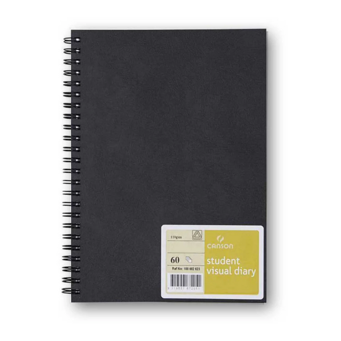 Canson 110 Visual Diary Black cover A4 60SH