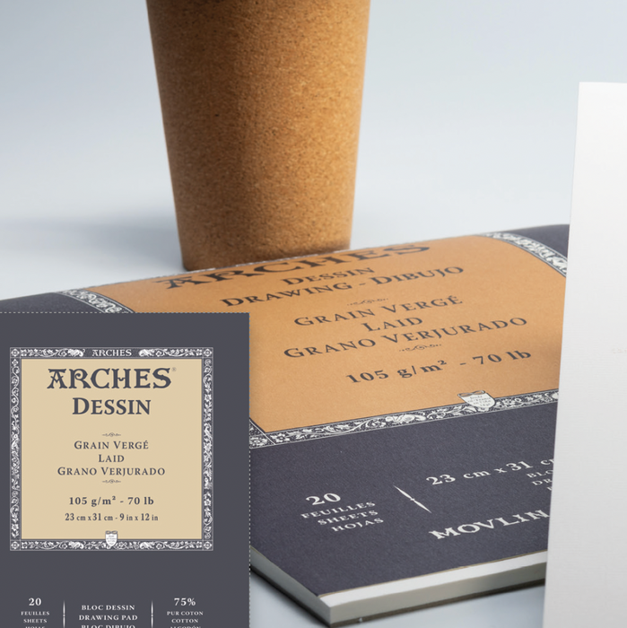 Arches Ingres D'Arches Pad 105gsm 23x31cm