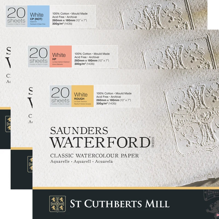 Saunders Waterford 300gsm Watercolour Blocks