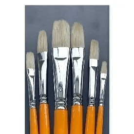 ALESANDRO BRUSHES ALESANDRO Alesandro 3100 Bristle Filbert Set 4