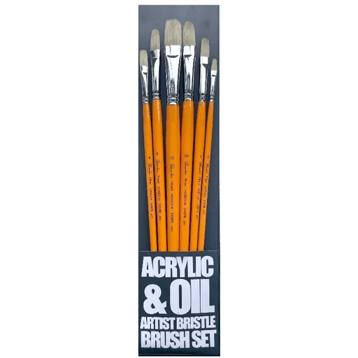 ALESANDRO BRUSHES ALESANDRO Alesandro 3100 Bristle Filbert Set 4