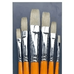 ALESANDRO BRUSHES ALESANDRO Alesandro 3100 Bristle Flat Set 6