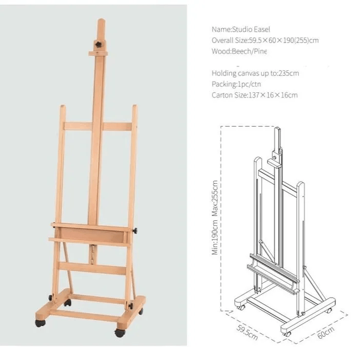 ALESANDRO EASELS ALESANDRO ALESANDRO Artist Studio Easel