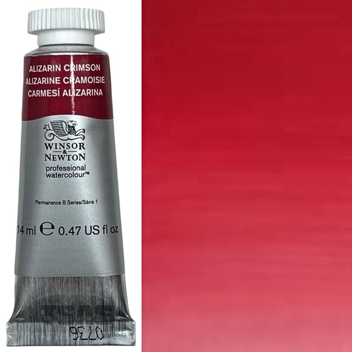 WINSOR & NEWTON WATERCOLOURS WINSOR & NEWTON WATERCOLOURS Alizarin Crimson 14ml W&N Watercolour