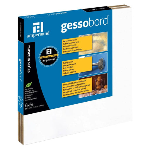 AMPERSAND GESSOBORD 6x 6" (152x 152mm) - Ampersand Gessobord™ 3.1mm