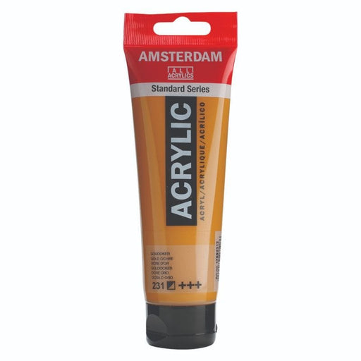 AMSTERDAM ACRYLICS AMSTERDAM 120ml Amsterdam 231 Gold Ochre Acrylic