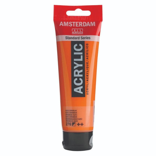 AMSTERDAM ACRYLICS AMSTERDAM 120ml Amsterdam 276 Azo Orange Acrylic