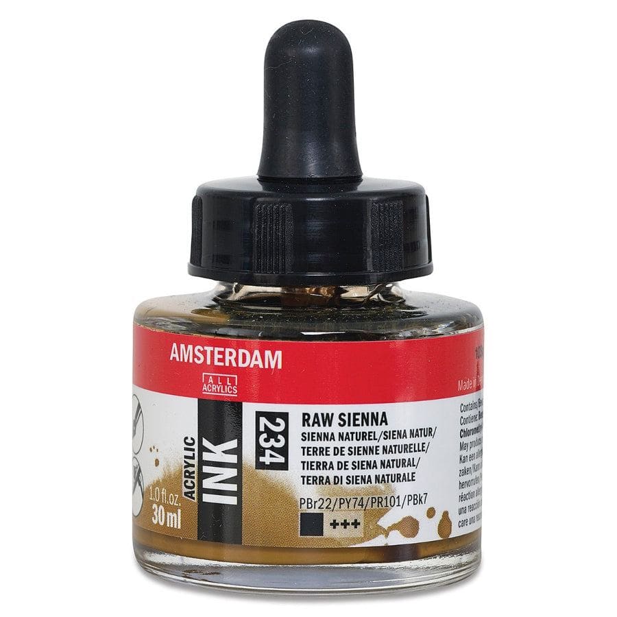 Amsterdam 30ml Ink 234 Raw Sienna Ink — The Sydney Art Store