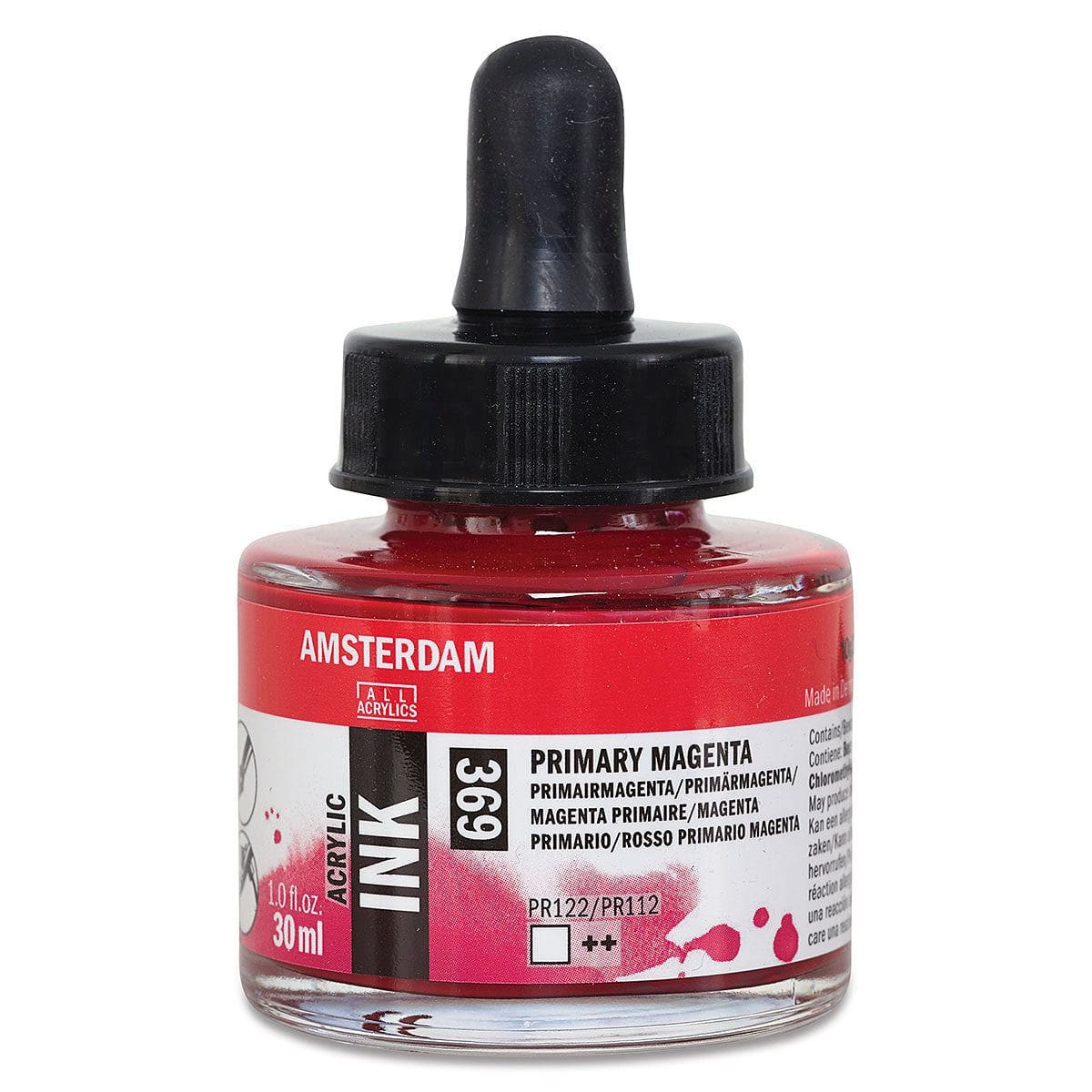 Amsterdam 30ml Ink 369 Primary Magenta Ink — The Sydney Art Store