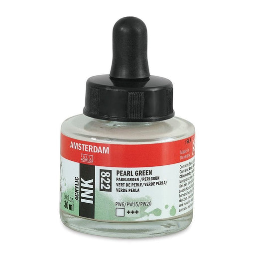 AMSTERDAM 30ML INK AMSTERDAM Amsterdam 30ml Ink 822 Pearl Green Ink