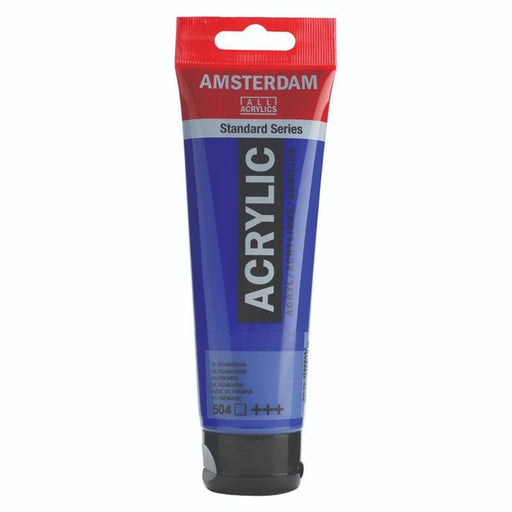 AMSTERDAM ACRYLICS AMSTERDAM 120ml Amsterdam 504 Ultramarine Acrylic