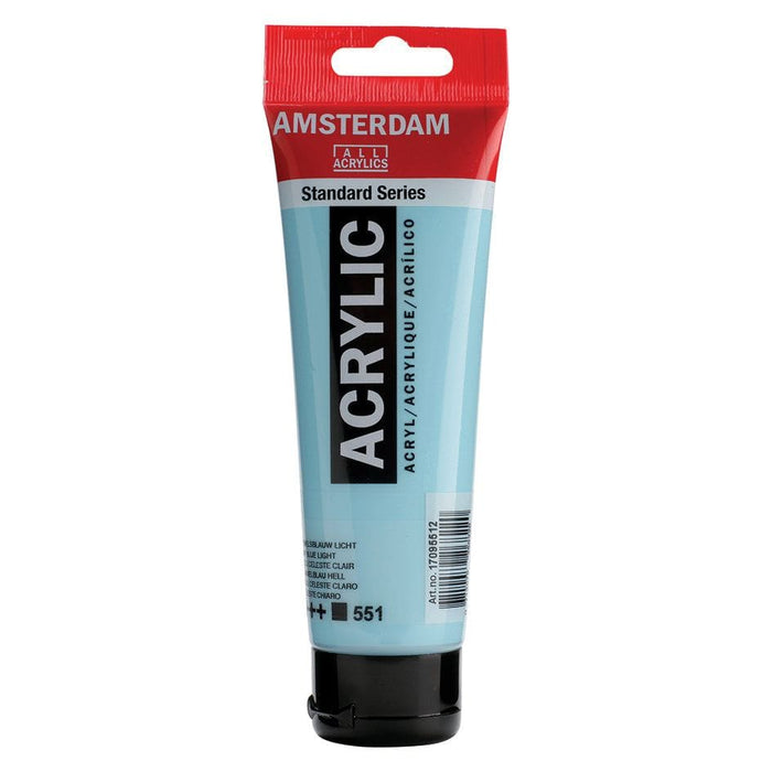 AMSTERDAM ACRYLICS AMSTERDAM ACRYLICS 120ml Amsterdam 551 Sky Blue Light Acrylic