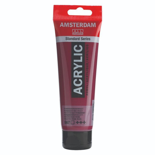 AMSTERDAM ACRYLICS AMSTERDAM 120ml Amsterdam 567 Permanent Red Violet Acrylic