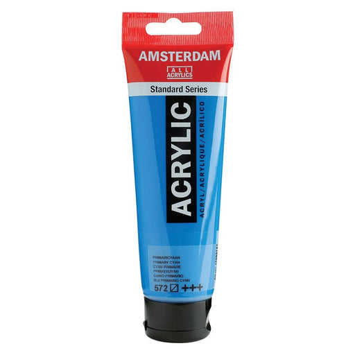 AMSTERDAM ACRYLICS AMSTERDAM 120ml Amsterdam 572 Primary Cyan Acrylic