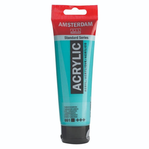 AMSTERDAM ACRYLICS AMSTERDAM 120ml Amsterdam 661 Turquoise Green Acrylic
