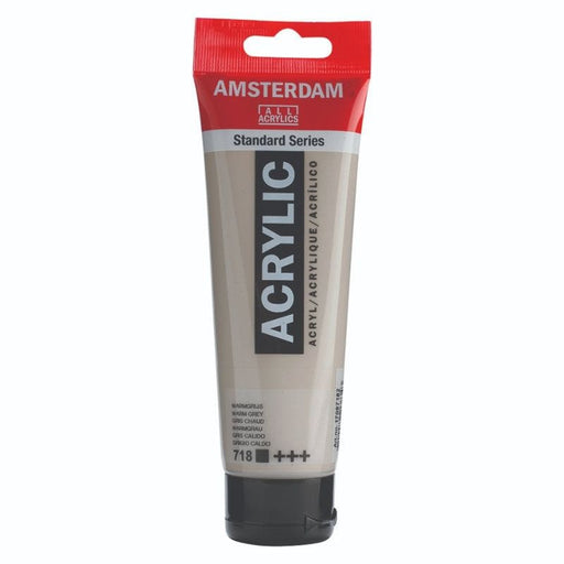 AMSTERDAM ACRYLICS AMSTERDAM 120ml Amsterdam 718 Warm Grey Acrylic
