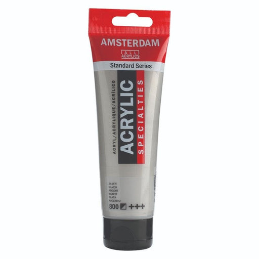 AMSTERDAM ACRYLICS AMSTERDAM 120ml Amsterdam 800 Silver Acrylic
