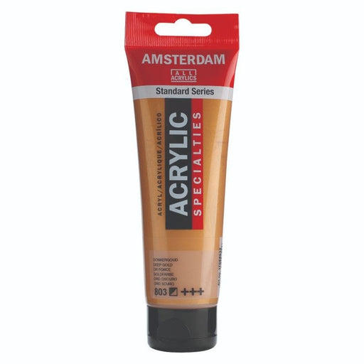AMSTERDAM ACRYLICS AMSTERDAM 120ml Amsterdam 803 Deep Gold Acrylic