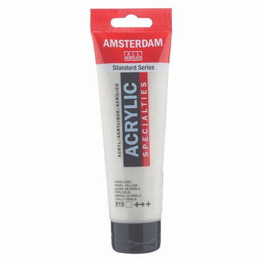 AMSTERDAM ACRYLICS AMSTERDAM 120ml Amsterdam 818 Pearl Yellow Acrylic