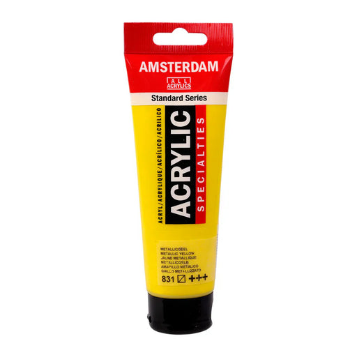 AMSTERDAM ACRYLICS AMSTERDAM 120ml Amsterdam 831 Metallic Yellow Acrylic