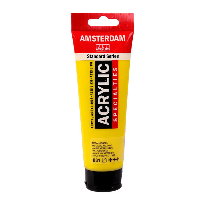 AMSTERDAM ACRYLICS AMSTERDAM 120ml Amsterdam 831 Metallic Yellow Acrylic