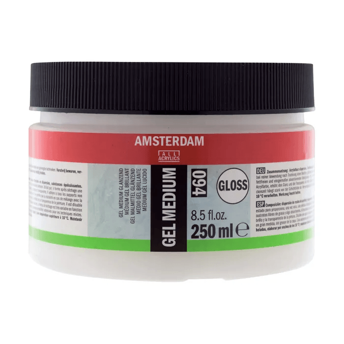 AMSTERDAM MEDIUMS AMSTERDAM Amsterdam Acrylic Gel Gloss Medium 250ml