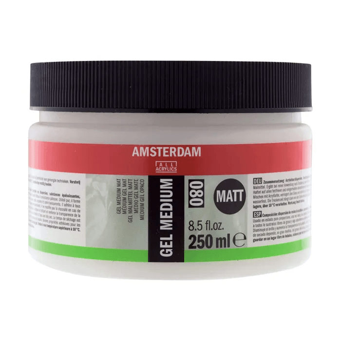 AMSTERDAM MEDIUMS AMSTERDAM Amsterdam Acrylic Gel Matt Medium 250ml