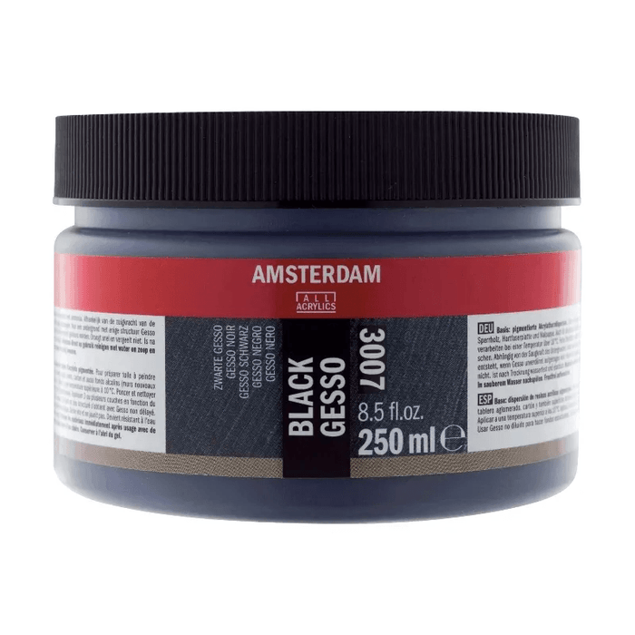 AMSTERDAM GROUNDS AMSTERDAM 250ml / BLACK Amsterdam Gesso