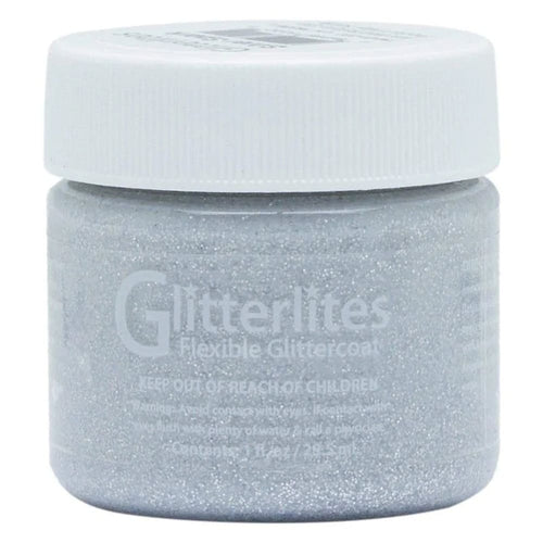 Angelus Glitterlites Paint 29ml - Silver Spark #222