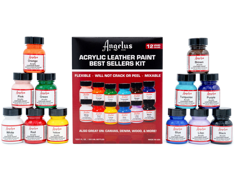 ANGELUS Leather Paint Set Angelus Leather Paint Sets & Kits