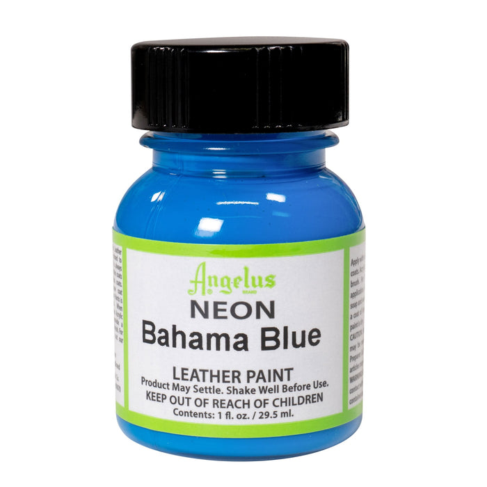 ANGELUS Neon Leather Paint Angelus Neon Paint 29ml - Bahama Blue