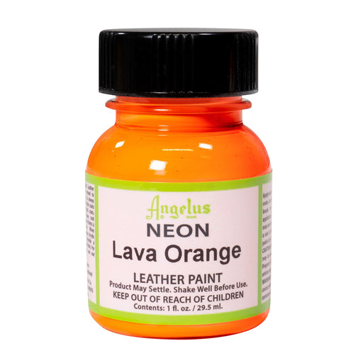ANGELUS Neon Leather Paint Angelus Neon Paint 29ml - Lava Orange