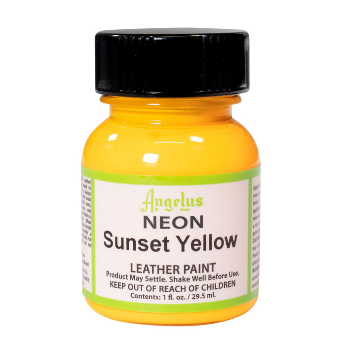 ANGELUS Neon Leather Paint Angelus Neon Paint 29ml - Sunset Yellow