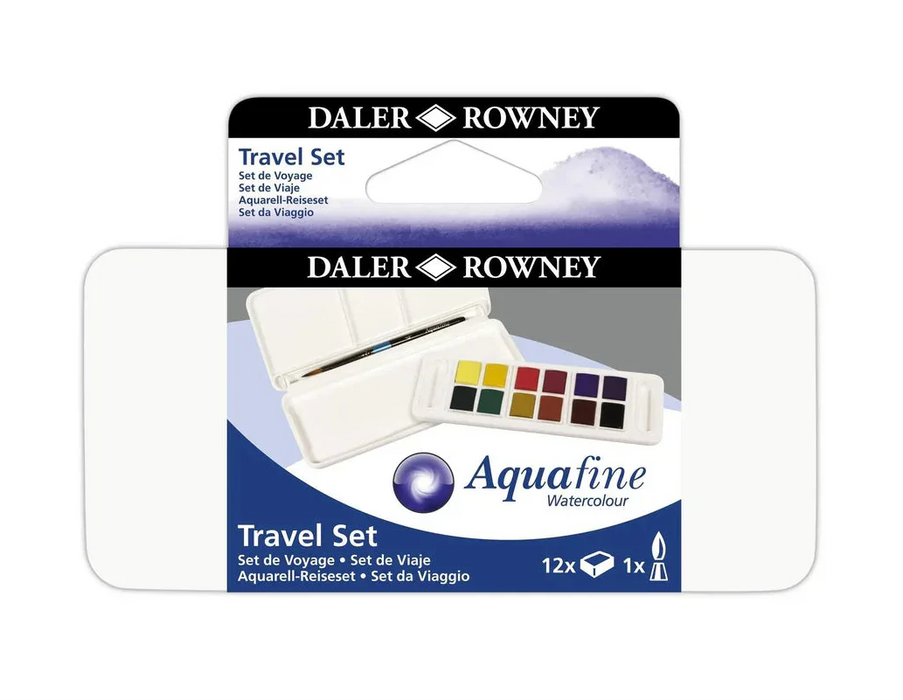 DALER ROWNEY AQUAFINE DALER ROWNEY Aquafine Travel Tin Set of 12