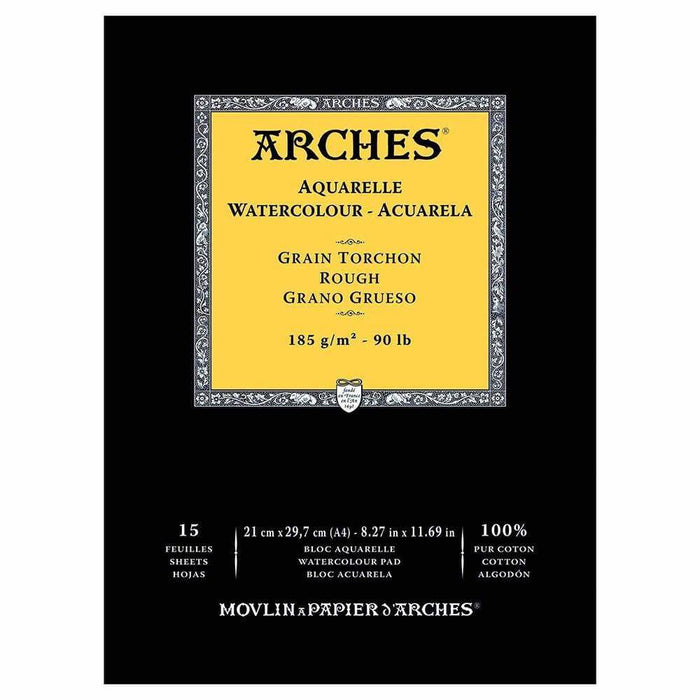 ARCHES PADS ARCHES A4 (210x297mm) 185gsm - Rough (RGH) Arches Watercolour Pads