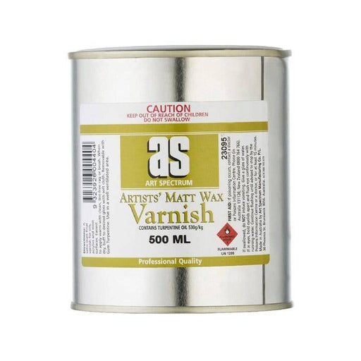 ART SPECTRUM VARNISH ART SPECTRUM 500ml Art Spectrum Matt Wax Varnish