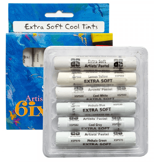 ART SPECTRUM SOFT PASTELS ART SPECTRUM Art Spectrum Soft Pastels 6 Set Cool Tints