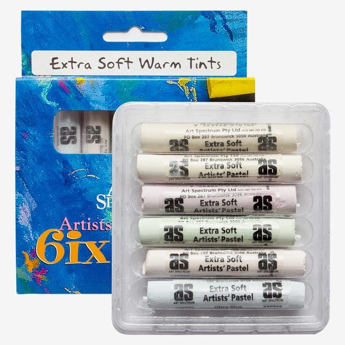 ART SPECTRUM SOFT PASTELS ART SPECTRUM Art Spectrum Soft Pastels 6 Set Warm Tints