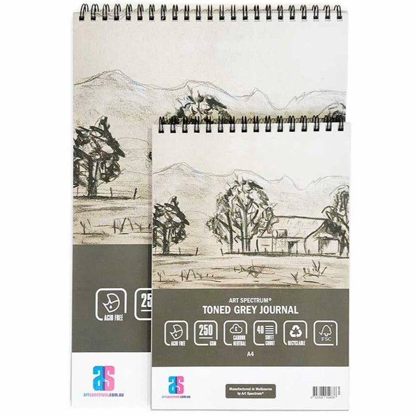 ART SPECTRUM PAPER ART SPECTRUM A3 (297x420mm) Art Spectrum Toned Grey Journal 250gsm