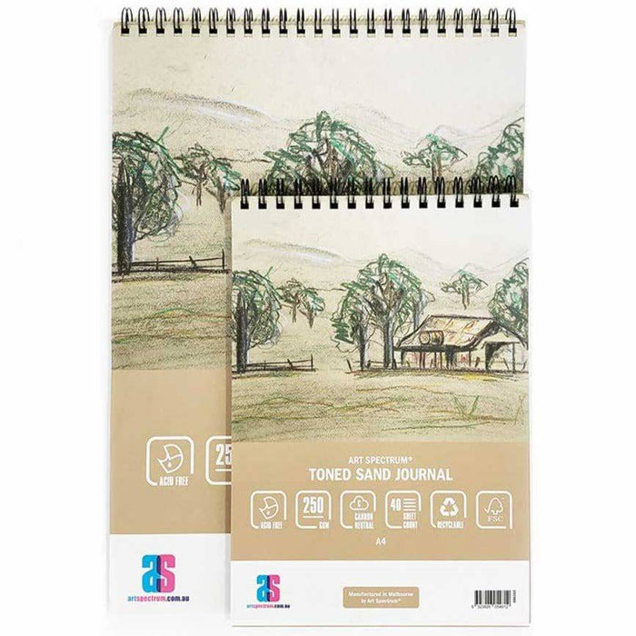 ART SPECTRUM PAPER ART SPECTRUM Art Spectrum Toned Sand Journal 250gsm