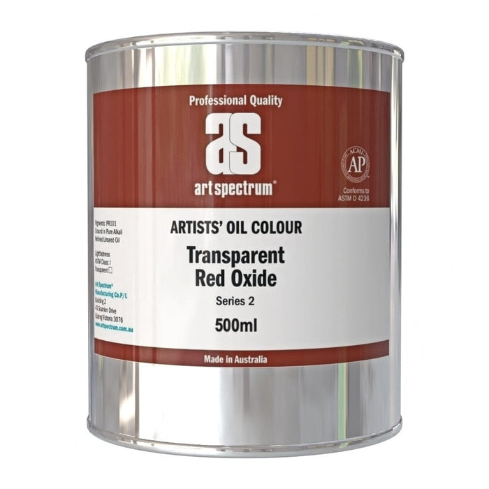 ART SPECTRUM OILS ART SPECTRUM 500ml Art Spectrum Transparent Red Oxide
