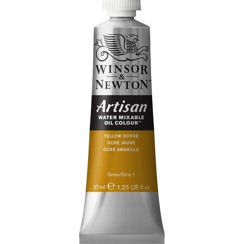 Artisan Water Mixable Oil Colour Yellow Ochre - 37ml — The Sydney Art Store