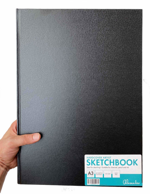 ALESANDRO ACCESSORIES ALESANDRO A3 (297x420mm) Artist 150gsm Sketchbooks by Alesandro
