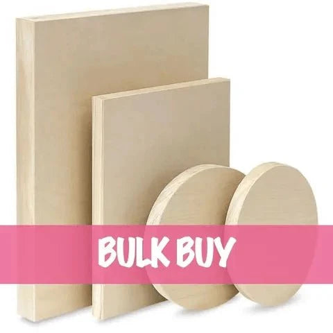 ALESANDRO CANVAS ALESANDRO 25x30cm Artist Birch Panels 20mm Depth 10 Pack