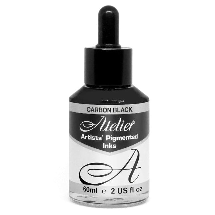 ATELIER INKS ATELIER INKS Carbon Black 60ml Atelier Acrylic Ink 60ml