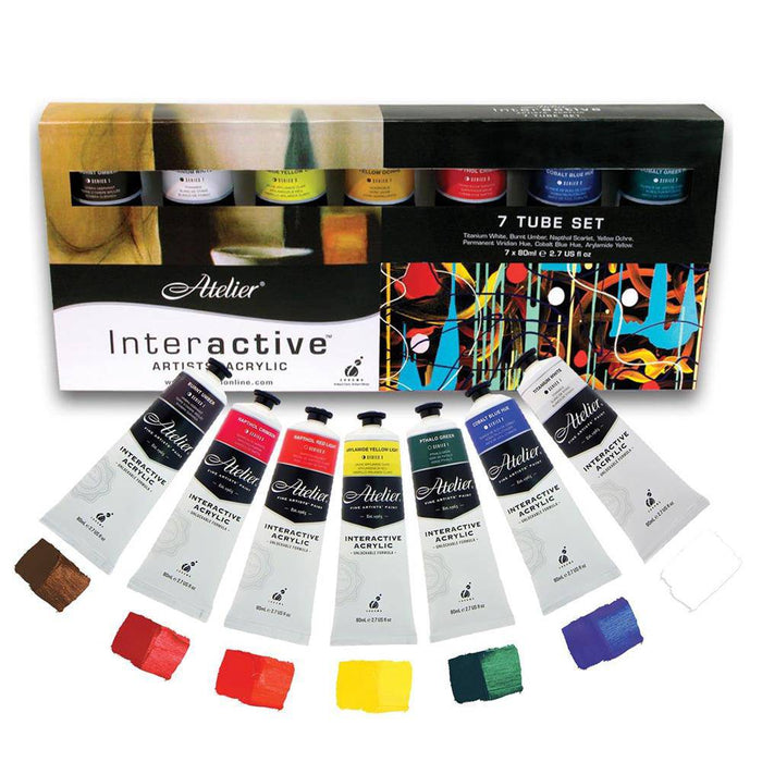 ATELIER INTERACTIVE Atelier Interactive Acrylic Set 7x80ml