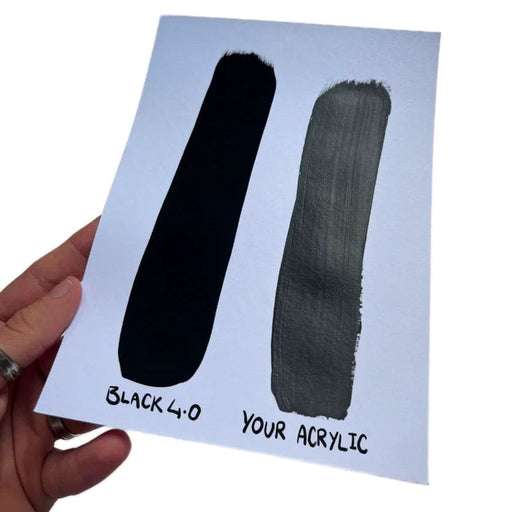 STUART SEMPLE STUART SEMPLE Black 4.0 Stuart Semple Acrylic Paint 150ml