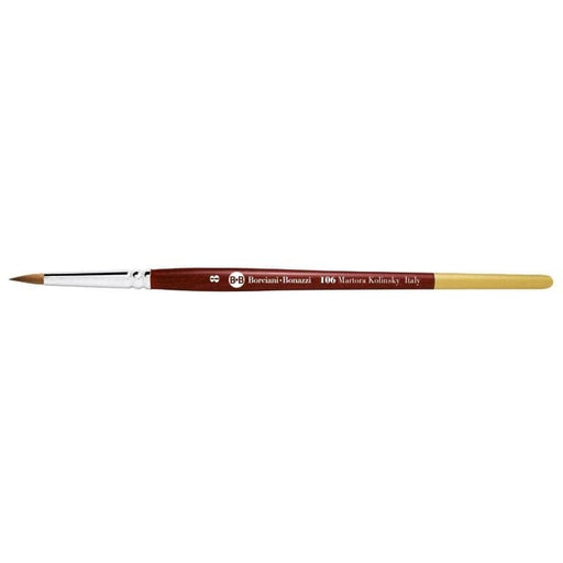 BORCIANI E BONAZZI BORCIANI E BONAZZI Borciani e Bonazzi 106 Kolinsky Sable Round Brush